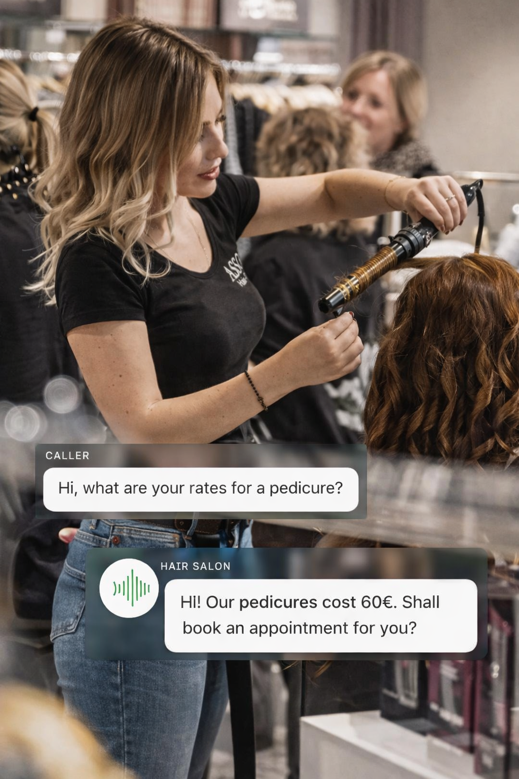 O assistente telefónico de IA para salões