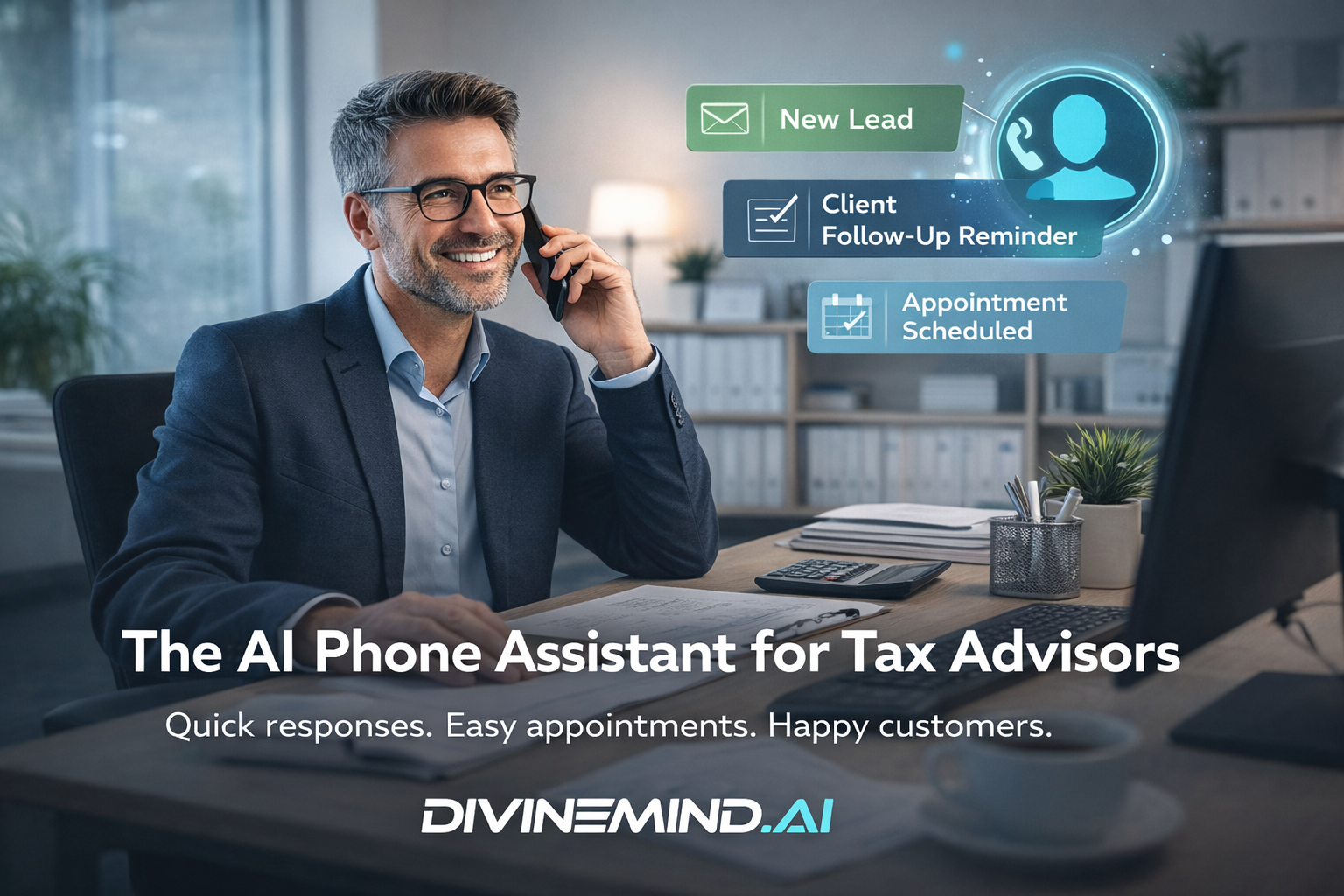 Asistentul telefonic AI pentru consultanți fiscali