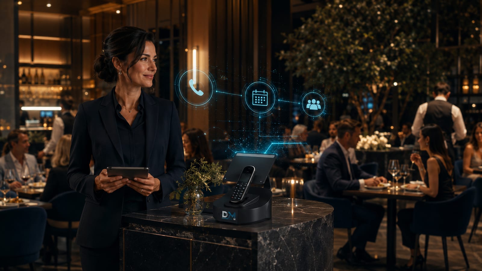 Answer reservation calls around the clock