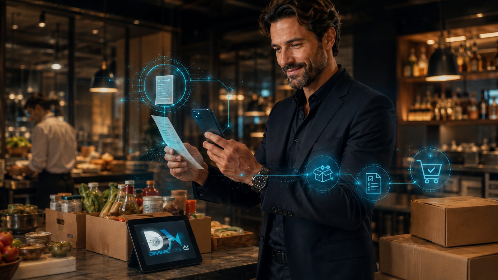 Purchasing and stock — from the photographed receipt to the reorder