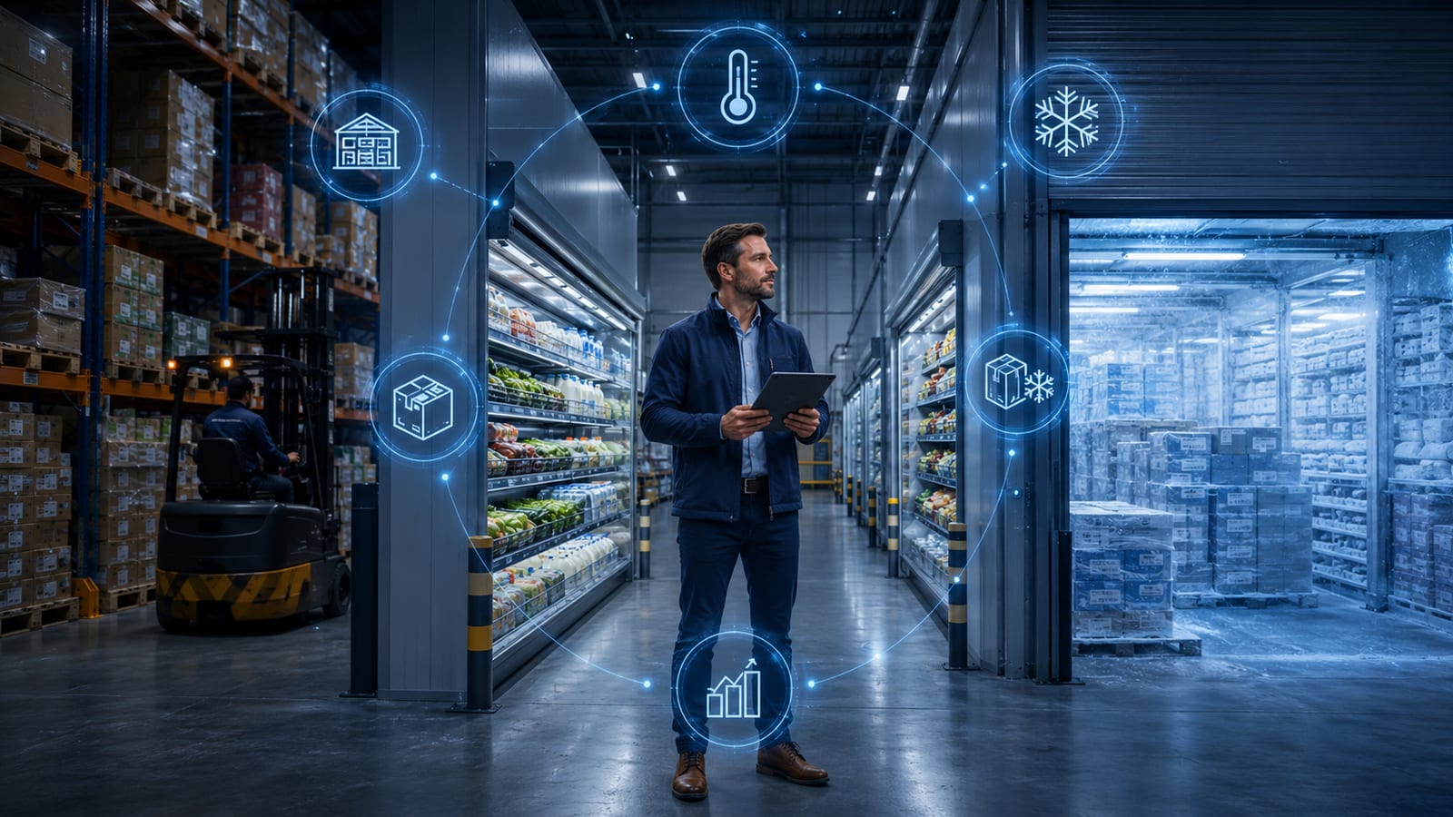 Cold storage types with temperature range